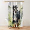 urshower curtain closedsquare1000x1000.1 19 - Bernese Mountain Dog Shop