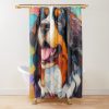 urshower curtain closedsquare1000x1000.1 3 - Bernese Mountain Dog Shop