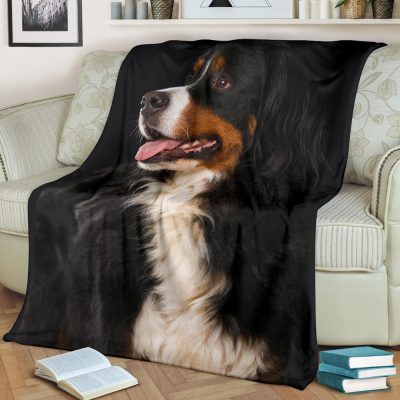 Bernese Mountain Dog Custom Blanket - Bernese Mountain Dog Shop